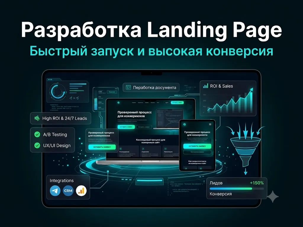 Что входит в landing page сайт